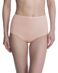 Natori - Bliss Bare Cotton High Waist Brief - Lyst