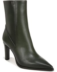 Franco Sarto - S Appia Pointed Toe Dress Bootie Cypress Green Leather 7.5 M - Lyst