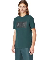 Emporio Armani - A | X Armani Exchange Classic Jersey Milano Ax Short Sleeve Regular Fit T-shirt - Lyst