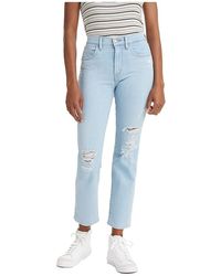 Levi's 724 High Rise Straight Crop Jeans for Women - Up to 43% off | Lyst