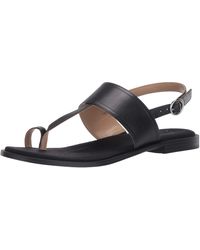 naturalizer black flat sandals