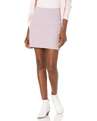 Guess - Eliana Faux Suede Mini Skirt - Lyst