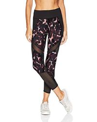 NWT $58 BETSEY JOHNSON WOMEN/'S LEGGINGS 7//8 LEGGINGS ANIMAL PRINT BLACK MERLOT