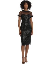 Maggy London - Illusion Dress Occasion Event Party Holiday Cocktail - Lyst