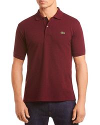 Lacoste - Classic Short Sleeve Chine Pique Polo Shirt Polo Shirt - Lyst