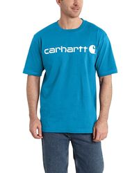 Carhartt - Signature Logo Loose Fit Short-Sleeve T-Shirt - Lyst