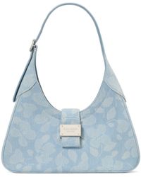 Kate Spade - Nouveau Printed Denim Small Shoulder - Lyst