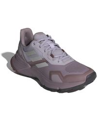 adidas - Terrex Soulstride W Trail Running Shoes (Preloved Fig//Quiet Crimson) Running Shoes - Lyst