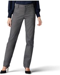 Lee Jeans - Wrinkle Free Relaxed Fit Straight Leg Pant - Lyst