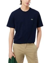 Lacoste - Classic Fit Cotton Jersey T-shirt - Lyst