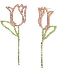 Betsey Johnson - Jewelry Spring Chick Tulip Statement Earrings - Lyst