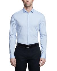 Calvin Klein - Dress Shirt Non Iron Stretch Slim Fit Check - Lyst