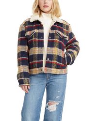 Levi's Varsity Wool Trucker in Orange 