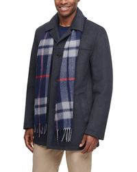 Tommy Hilfiger - Size Tall Wool Melton Walking Coat With Detachable - Lyst