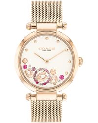 COACH - Cary Watch: Mother-of-pearl Dial |shimmering Crystals | Effortless Sophistication For Any Occasion - Lyst