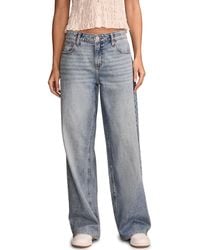 Lucky Brand - Low Rise Baggy Wide Leg Jeans - Lyst