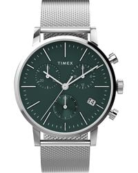 Timex - Analog Quarz Uhr mit Edelstahl Armband TW2W43400VQ - Lyst