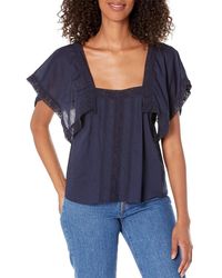 Rebecca Taylor - Lace Insert Top - Lyst