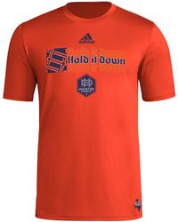 adidas - Houston Dynamo Jersey Hook Short Sleeve Pre-game Jersey - Lyst