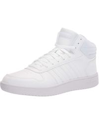 hoops 2.0 mid shoes white