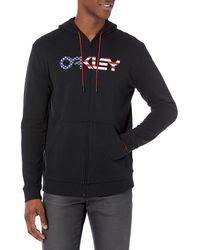 Oakley - Teddy Full Zip Hoodie Sweatshirt - Lyst