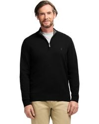 Izod - Premium Essentials Quarter Zip Sweater - Lyst