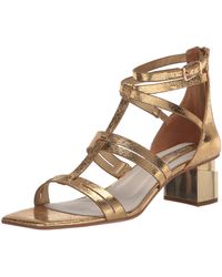 Franco Sarto - S Korie Strappy Sandal Gold 7 M - Lyst