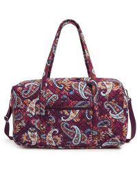 Vera Bradley - Lay Flat Travel Duffle Bag - Lyst