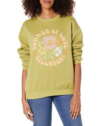 Billabong - Graphic Pullover Sweatshirt Fleece Hoodie - Lyst