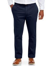Essentials Mens Big & Tall Athletic-fit Wrinkle-Resistant Flat-Front Chino Pant fit by DXL fit by DXL 