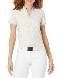 adidas - Standard Ultimate365 Print Sleeveless Polo Shirt - Lyst