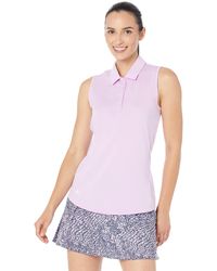 adidas - Standard Ultimate365 Solid Sleeveless Polo Shirt - Lyst