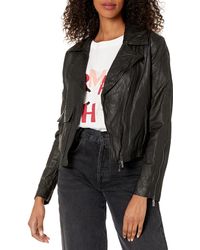 Emporio Armani - A | X Armani Exchange Password Lined Leather Jacket - Lyst