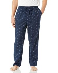 Nautica - Pantalon de Pyjama Doux tissé 100% Coton à Taille élastique - Lyst