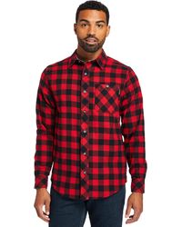 Timberland - Woodfort Mid-weight Flannel Work Shirt - Lyst