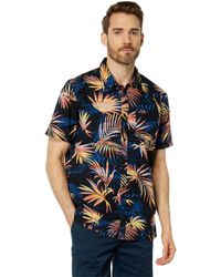 Quiksilver - Ripped Up Cotton Short Sleeve Button Down Shirt - Lyst