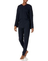 Tommy Hilfiger - Long Sleeve Top And Jogger Bottom Pant Pajama Set - Lyst