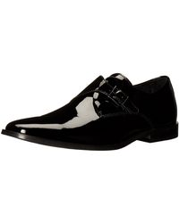 calvin klein men's demetrius patent leather tuxedo loafers