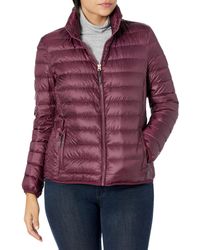Tumi Pax Recycled Packable Travel Puffer Jacket - Purple