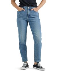 Lee Jeans - High Rise Mom Jean - Lyst