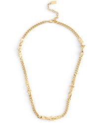 COACH - Jumbled Signature Logo Link Necklace - Lyst