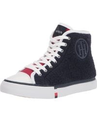 tommy hilfiger high heel sneakers