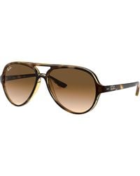 Ray-Ban - Rb4125 Cats 5000 Aviator Sunglasses - Lyst