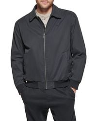 Dockers Synthetic Micro Twill Golf Bomber Jacket in Navy (Blue 