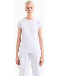 Emporio Armani - A | X Armani Exchange A|x Logo Cotton Jersey T-shirt - Lyst