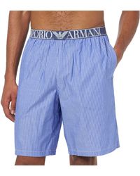 Emporio Armani - S Yarn Dyed Bermuda Shorts Pants - Lyst