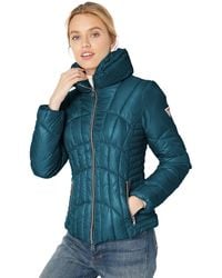 guess packable down jacket