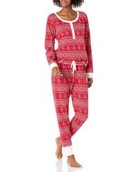 tommy hilfiger thermal pajama set