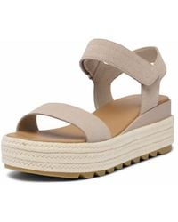 Sorel - Camerontm Flatform Sandal Shoes Crushed Clay/Gum 17 10 B - Lyst