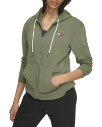 Tommy Hilfiger - French Terry Relaxed Fit Full Zip Hoodie - Lyst